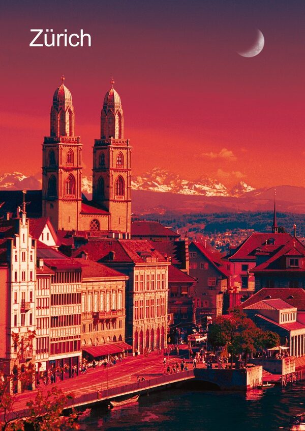 Postkarte · Zuerich · Grossmuenster · Grossmuenster Altstadt