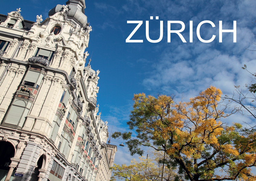 Postkarte · Zuerich · Altstadt · Jugendstil Gebaeude