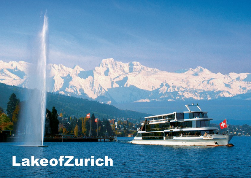 Postkarte · Zuerich · Zuerichsee · Jetdeau Schiff